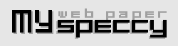 My Speccy web paper